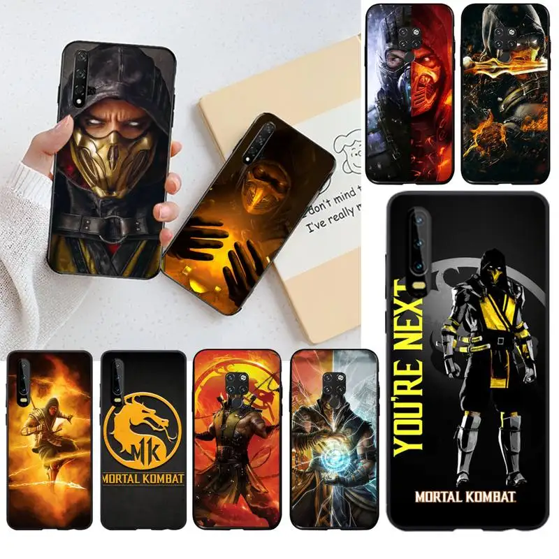HPCHCJHM Mortal Kombat Мягкий Силиконовый ТПУ чехол для телефона Huawei P40 P30 P20 lite Pro Mate 20 P Smart 2019