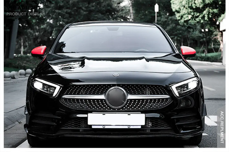 2 шт. светодиодный фары для Mercedes-Benz A-Class- светодиодный автомобильный фонарь ангельские глазки полный светодиодный противотуманный фонарь светодиодный дневные ходовые огни
