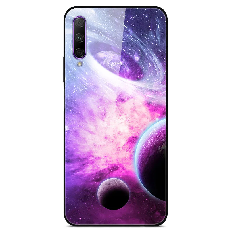 16 Для huawei Honor Play 3 чехол закаленное Стекло планета Космос крышка Стекло задняя крышка для huawei Honor Play 3 Play3 Жесткий PC Coque черный чехол для Honor Play 3 Стекло чехол - Цвет: 16