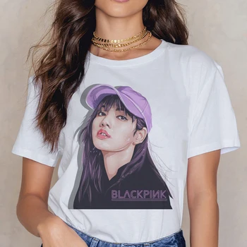 

Blackpink Kill This Love T Shirt Women Harajuku LISA ROSE JISOO JENNIE 90s T-shirt Ullzang Cartoon Tshirt Fashion Top Tee Female
