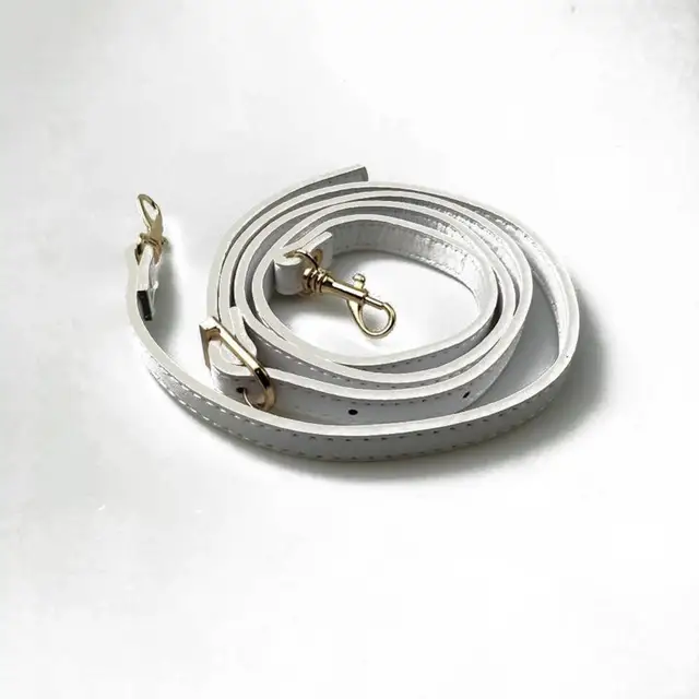 New 138cm Long PU Leather Shoulder Bag Strap bag Handles DIY Replacement Purse Handle for Handbag Belts Strap Bag Accessories 27 (white 120cm)