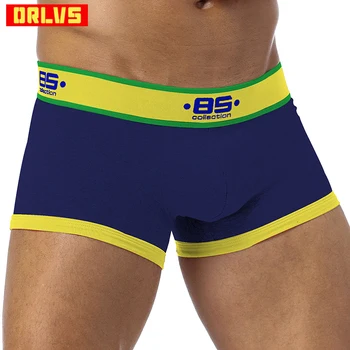 

ORLVS Brand Male Mens Underwear Boxers Homme Boxer Men Cotton Boxershorts Men Boxer Shorts Cueca Calvin Underpants Man