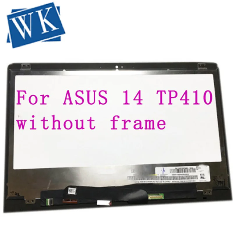 С рамкой 14 ''для ASUS VivoBook Flip 14 TP410 TP410UA TP410U ЖК-дисплей сенсорный сборная экран 1920*1080