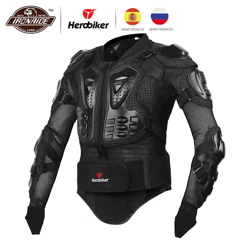

Защитная мотокуртка HEROBIKER, бронированная мотокуртка для гонок, одежда для мотокросса