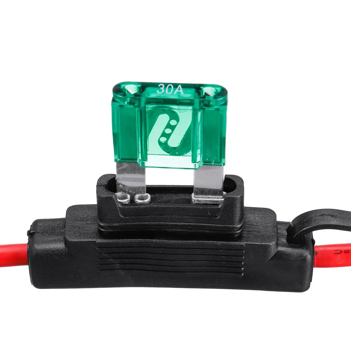 8AWG Авто всепогодный встроенное лезвие держатель предохранителя коробка Макси 30AMP 8B& S провода+ 30A предохранитель комплект