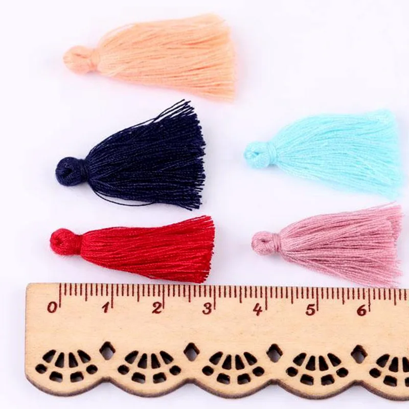 Tassel 50Pcs Multi Colors Mini for Earring Pendant Jewelry Necklace Making