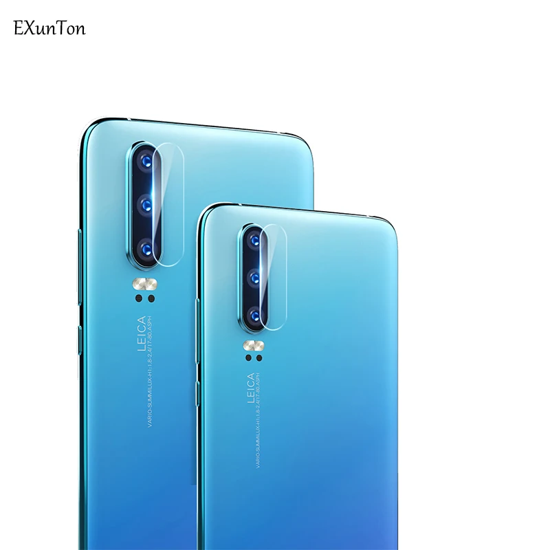 EXUNTON 2 шт объектив камеры закаленное стекло для Huawei P30 Pro задняя камера защитная