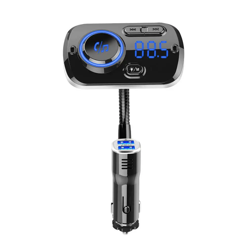 Автомобильный комплект Bluetooth 5,0, Mp3 плеер, беспроводной Bluetooth Conventer, fm-передатчик, USB зарядное устройство, автомобильные аксессуары, Радио адаптер громкой связи