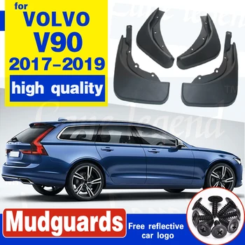 

OE Styled Molded Car Mud Flaps For Volvo V90 2017 - 2019 2018 Mudflaps Splash Guards Mud Flap Mudguards Accessories Car Styling
