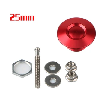 

2Pcs Bonnet Lock Push Button Hood Pins Clip Latch Universal Replacement