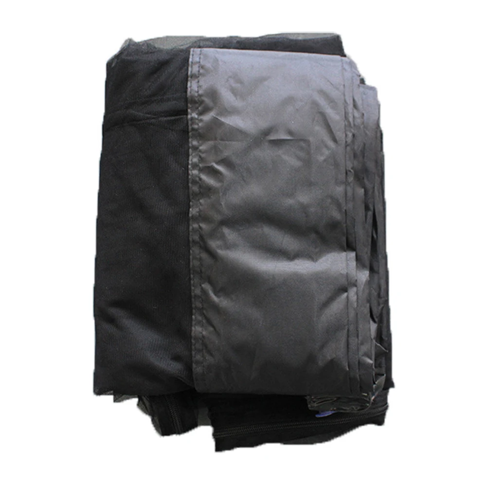 Patio Outdoor Table Mesh Garden Umbrella Cover Sun Protection Sunscreen Mosquito Net Zipper Closure Afternoon Tea See Through