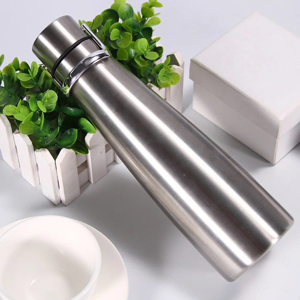 Outdoor Sports Solid Leakproof Office Travel Gifts Portable Non-Slip Vacuum Cup Double Deck 500ml Fashion Stainless Steel Home