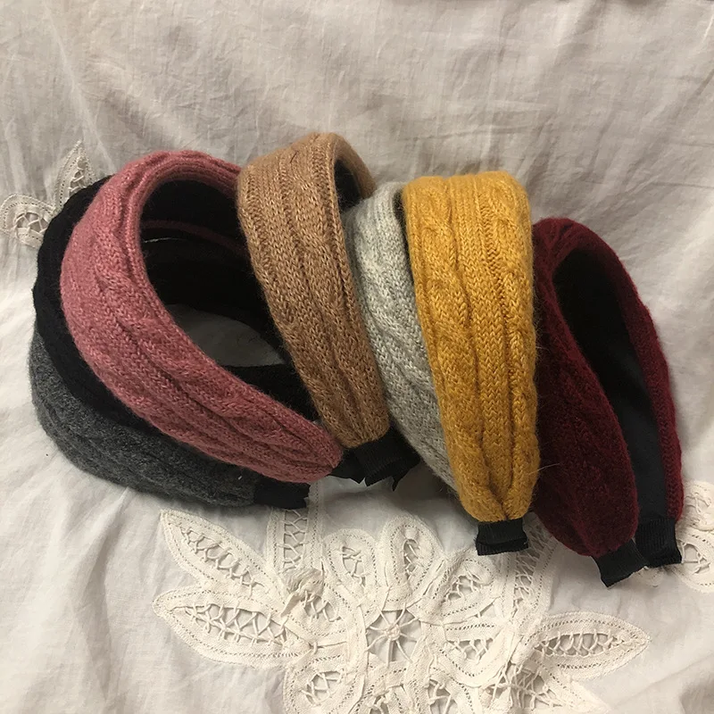 

Japanese Korean Purchasing Agents Hot Sales Supply of Goods! INS Online Celebrity Europe And America Large Rims Yarn Hair Bands