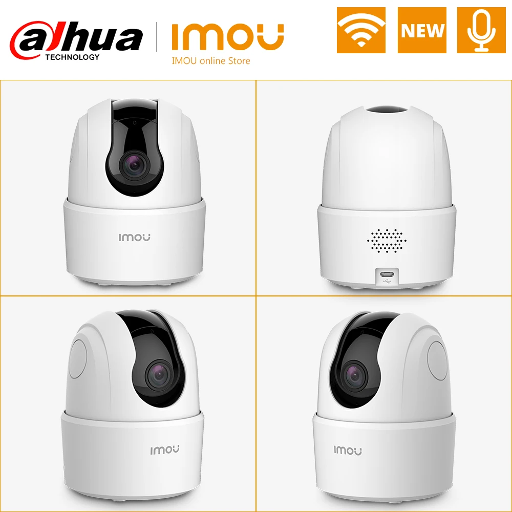 Dahua домашняя панорамирование и наклон Wifi ip камера Imou Ranger 2C аномальное Обнаружение