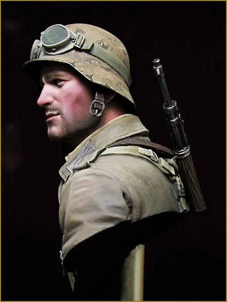 1/10 Resin Model Building Kit Bust Soldier
