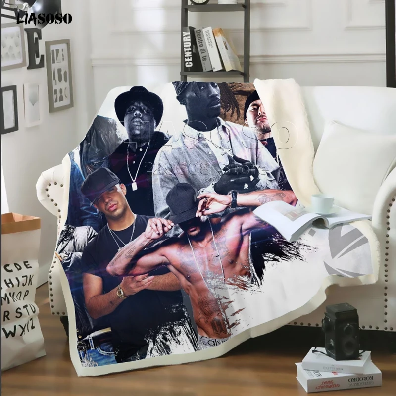 Рэппер 2pac Tupac/Biggie Smells путешествия молодежное постельное белье Узорчатое набивное одеяло покрывало для мальчика девочки путешествия одеяло квилт для софы