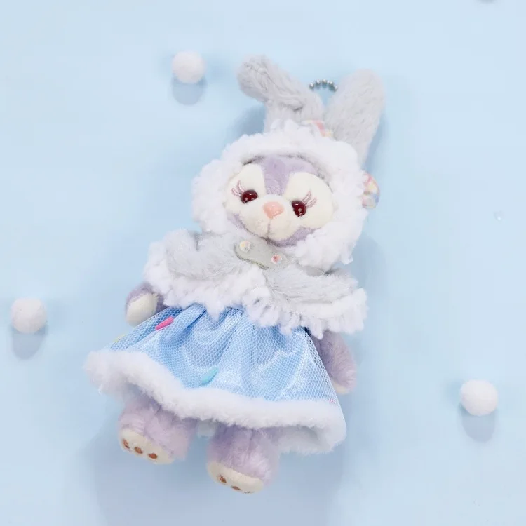 1 шт., плюшевые игрушки Duffy Bear, новые друзья, stellalou, зимняя одежда, серия, балетный кролик, Маленькая подвеска, 10 см, 4 вида, WJ01 - Цвет: A