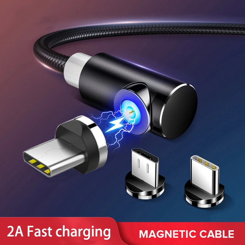 Магнитный кабель USB Type C, 2 А, кабель Micro USB Type C для быстрой зарядки и синхронизации данных, Магнитный зарядный провод|Кабели для мобильных телефонов| | АлиЭкспресс