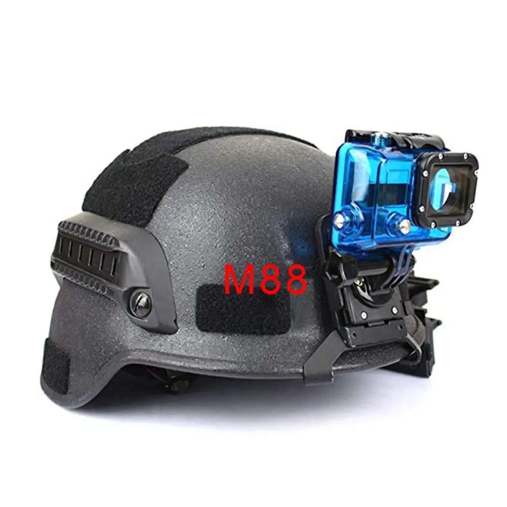 

FAST/AF/NVG/M88 Tactical Helmet Base Adapter Fixed Mount With Screw For Gopro HD Hero 1- 5 Action Camera 90 Degree Adjustable