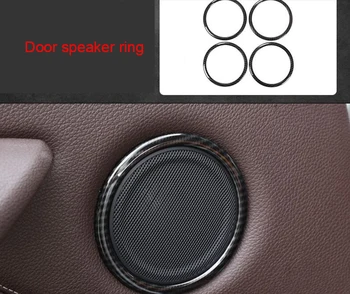 

For BMW 2 series Gran tourer F46 218i 220i 2015-2019 carbon fiber Door speaker ring 4pcs