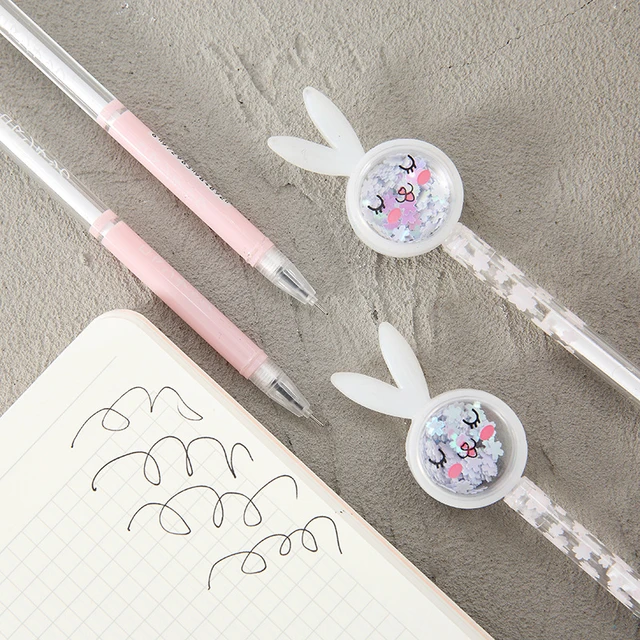 Gel Pen 0.5mm Pens Kawaii Drink Cup Pendant Neutral Pens for School Girls  Gift Writing Office Supplies Stationery Novelty Item - AliExpress