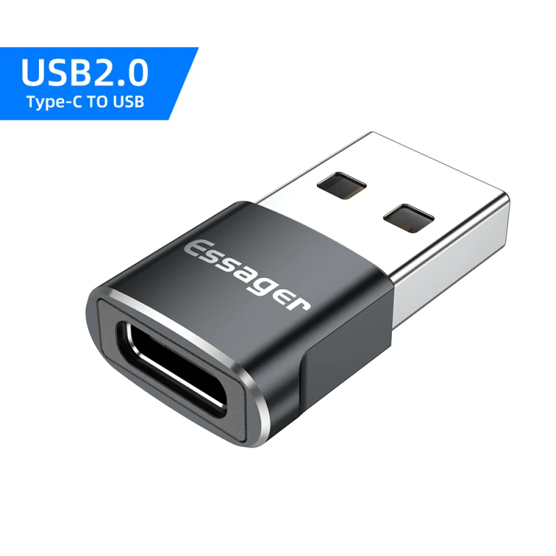 Essager USB 3.0 Type-C OTG Adapter Type C USB C Male To USB Female Converter For Macbook Xiaomi Samsung S20 USBC OTG Connector usb to iphone converter