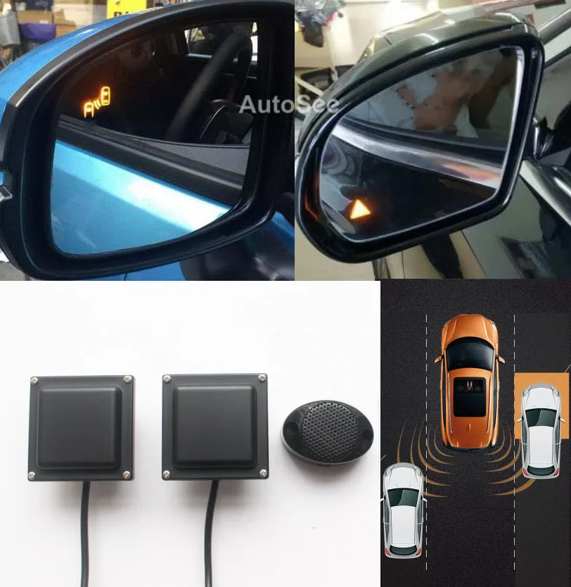 Для Audi A4L A6L Q3 Q5 Q7 Q2L A3 A5 S5 S6 A8L BSD BSM слепое пятно радар системы обнаружения