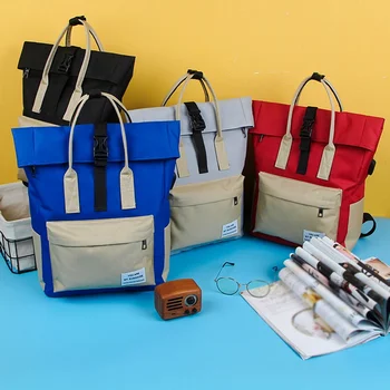 

Canvas Women's Bags Spring And Summer New Multifunctional Large Capacity Backpack Women