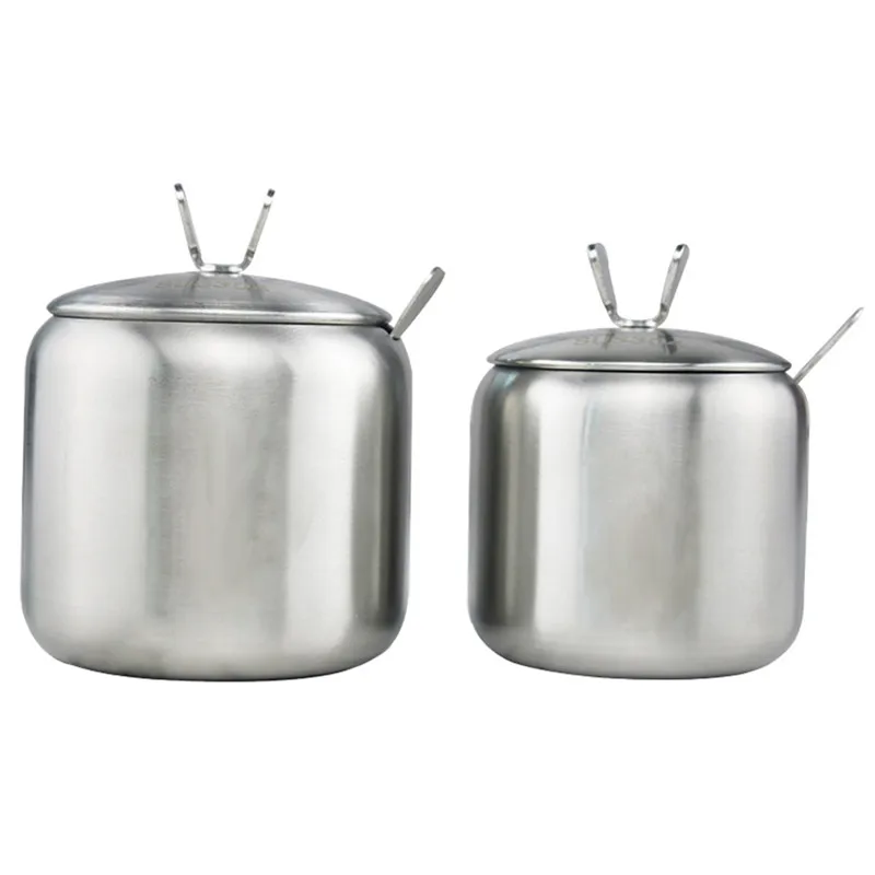 Шейкер для специй из нержавеющей стали 304 банка Вращающаяся крышка приправа