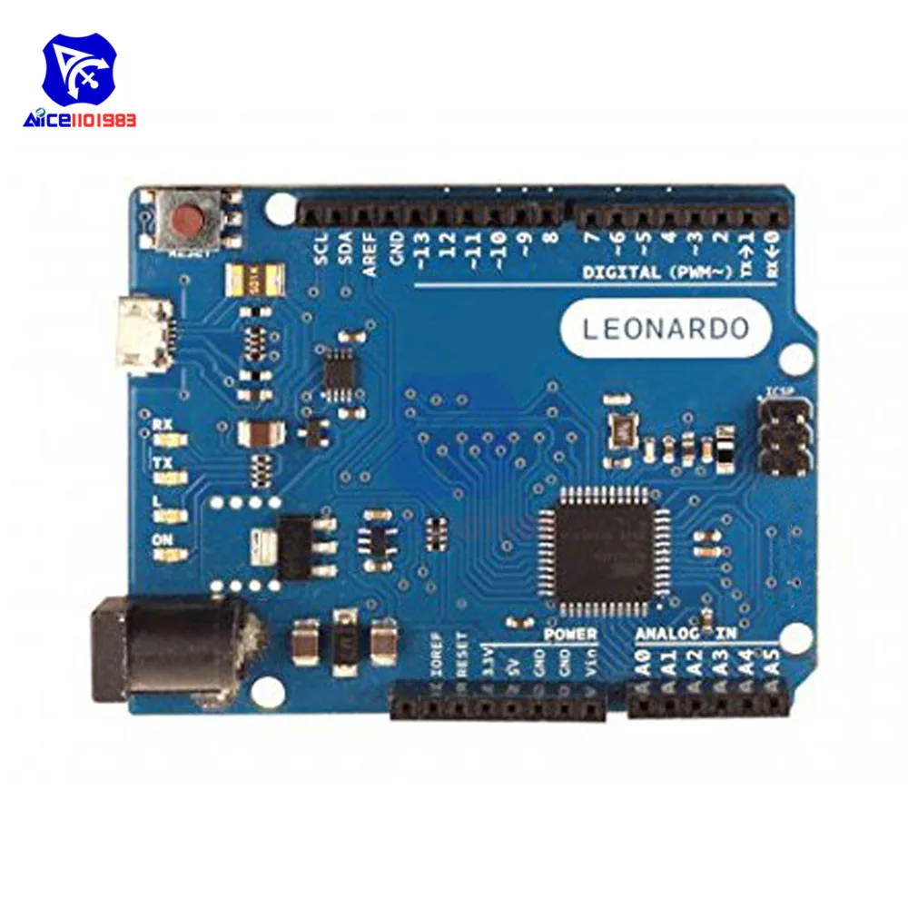 Макетная плата Leonardo R3 Micro Atmega32u4 Pro с кабелем USB для Arduino 3 В 5 В|development board|usb boardboard