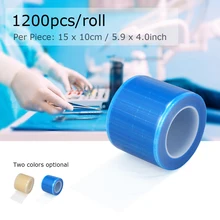 1200pcs/roll Dental Protective Film Disposable Barrier Protecting Film Plastic Oral Material Isolation Membrane 10*15cm