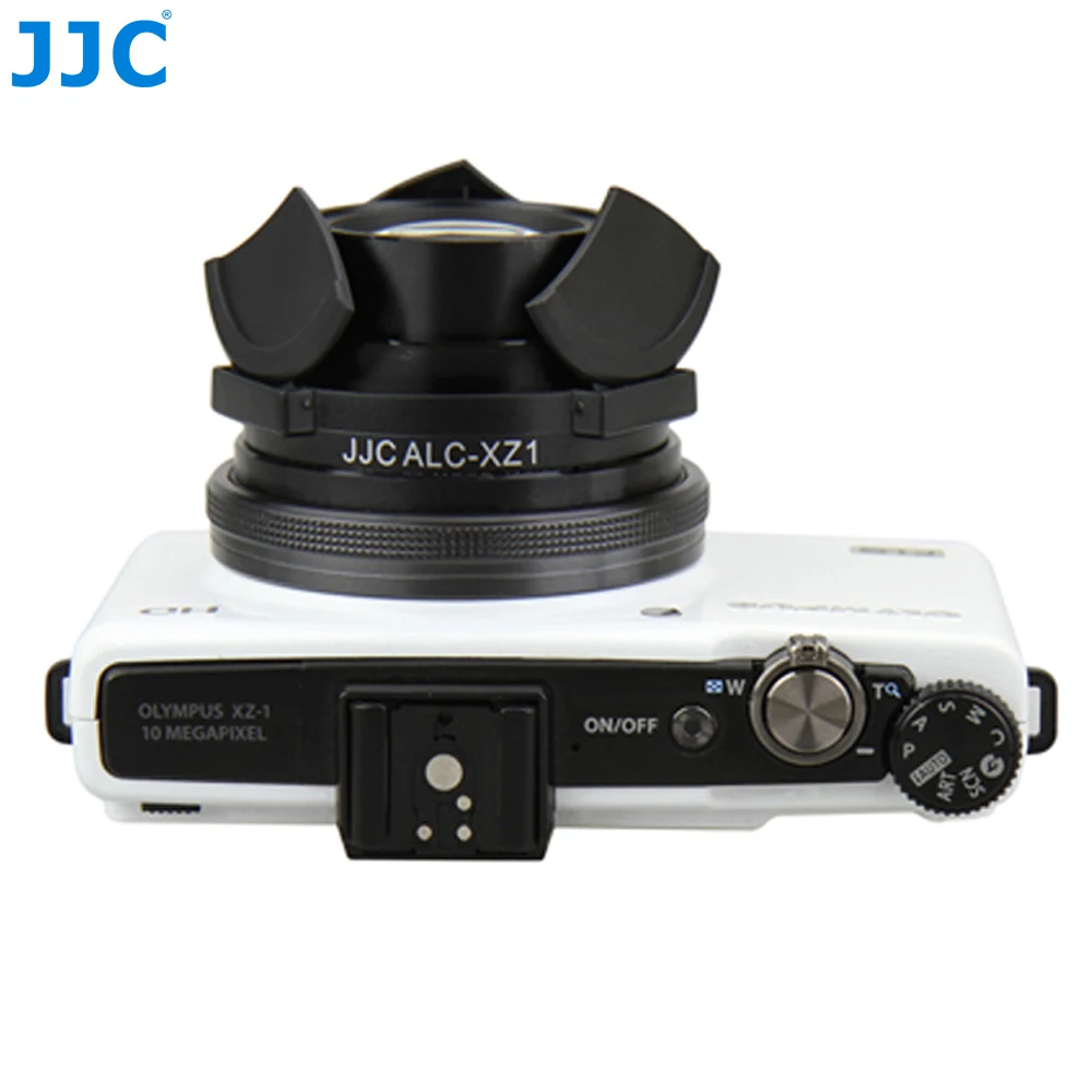 JJC Auto Lens Cap Black Self-Retaining Open Close Protector for OLYMPUS XZ-1, XZ-2