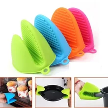 Силиконовые Прихватки для духовки противоскользящие кухонные силикатные перчатки для микроволновой печи изоляционные d91129