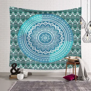 

9 Types Handicrafts Household Rectangle Polyester Tapestry Home Decor Indian Mandala Wall Hanging Decoration Art Tapestries