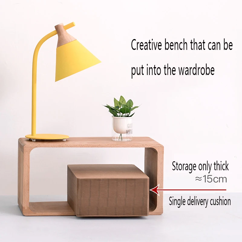 Portable Folding Hallway Ottoman, Scalable Furniture, Space Saving, Dining Stool, Waiting Chairs, Counter Stools, Home Decor
