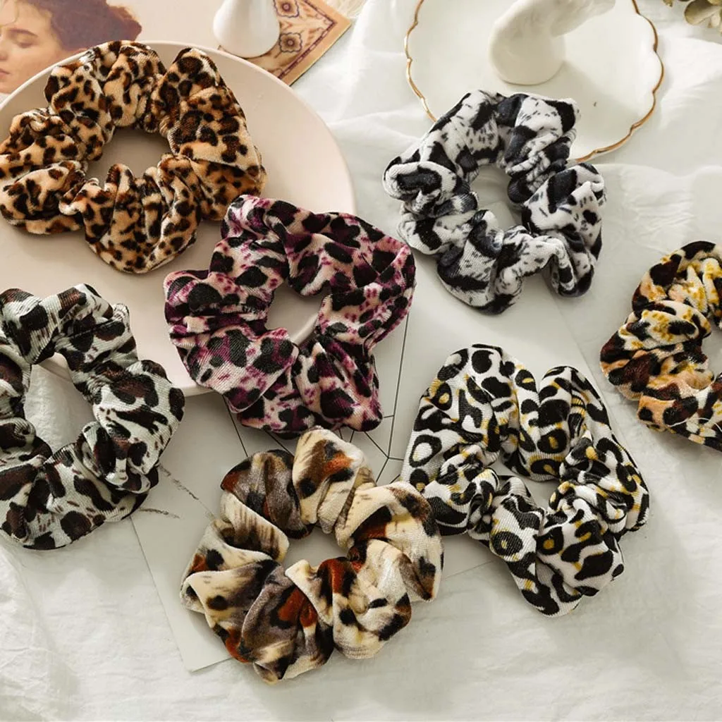 Girl Sweet Headbands New Animal Velvet Cloth Large Hair Ring Ladies Hair Elastic Head Hair Accessories Akcesoria Do Wlosow