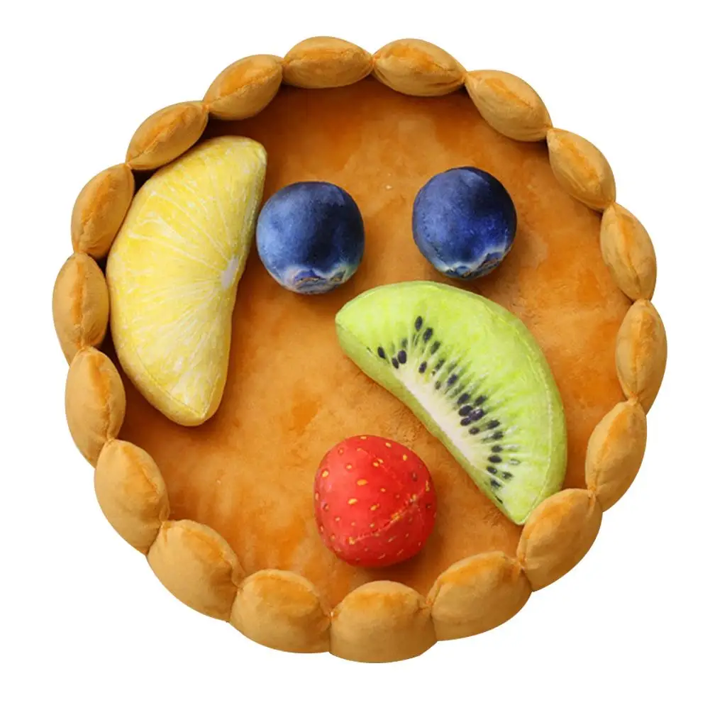 Плюшевый коврик для кота собаки питомник кошачий наполнитель зимняя теплая инновационная кровать для питомца фруктовое яйцо гнездо вельвет DIY Тип торта мягкий