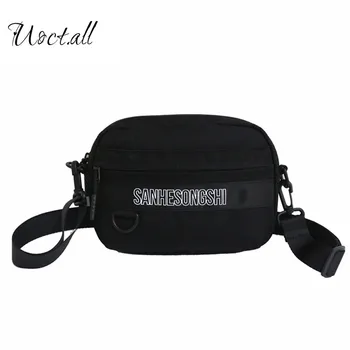 

Bag for women's bag men's bag canvas messenger bag multi-function small backpack women the single shoulder bag men's tide bag