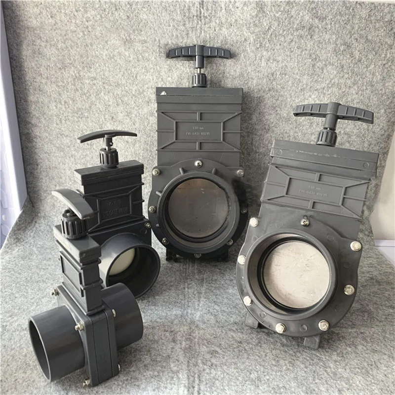 plastic gate valve for RV drainage pvc gate valve plastic push pull valves sewage gate valve밸브