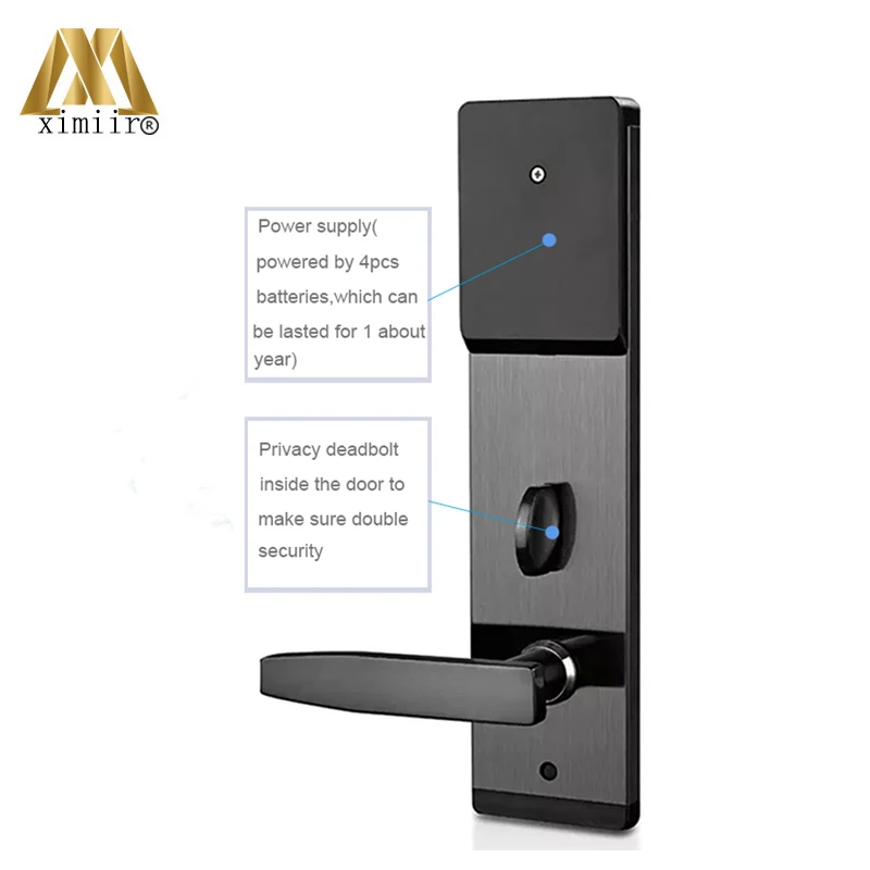 Электронный дверной замок цифровой сенсорный экран код на клавишной панели дверной замок Пароль RFID дверной замок с картой для умного дома офиса отеля XM