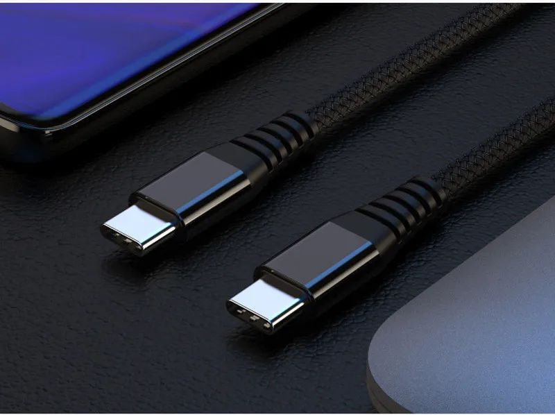Для samsung S10 S9 S8 Note 9 huawei mate 20 кабель usb type c to type c для macbook xiaomi Mi9 Pro PD 60 Вт QC3.0 4,0 Кабель зарядного устройства