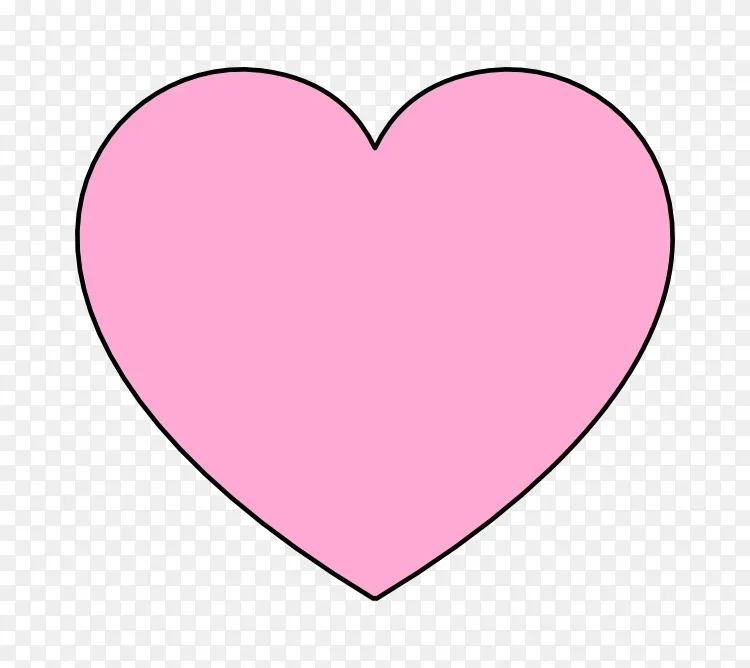 鸡心情人节粉红图案-粉红心png照片