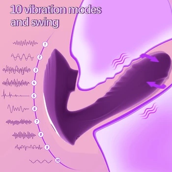 Swing Sucker Vibrator for Women Remote Dildo Wearable Panties Clitoris Stimulator Female Masturbator Erotic Sex ShopToy Adult 18 2