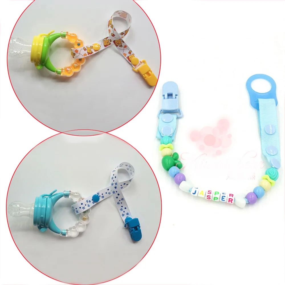 Pacifier Clip Sutoyuen 40pcs Hot D Shape Kam Plastic Pacifier Clips Plastic Baby Soother Dummy Suspender Chain Holder Clips for 20mm Ribbon pacifier chain,pacifier clip,pacifier accessories