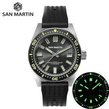 #Special Offers San Martin 62Mas Diver Automatic Mechanical Men Watch NH35 Stainless Steel Ceramic Bezel Sunray Dial Rubber Calendar Luminous #Special Offers San Martin 62Mas Diver Automatic Mechanical Men Watch NH35 Stainless Steel Ceramic Bezel Sunray Dial Rubber Calendar Luminous