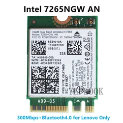 7265AN 300Mbps 2.4G/5Ghz Wi fi BT4.0 M.2 Cartão Wi fi para ThinkPad NGFF X1 Carbono T450 T450s T550 X250 L450 W550S 00JT465/04X6031