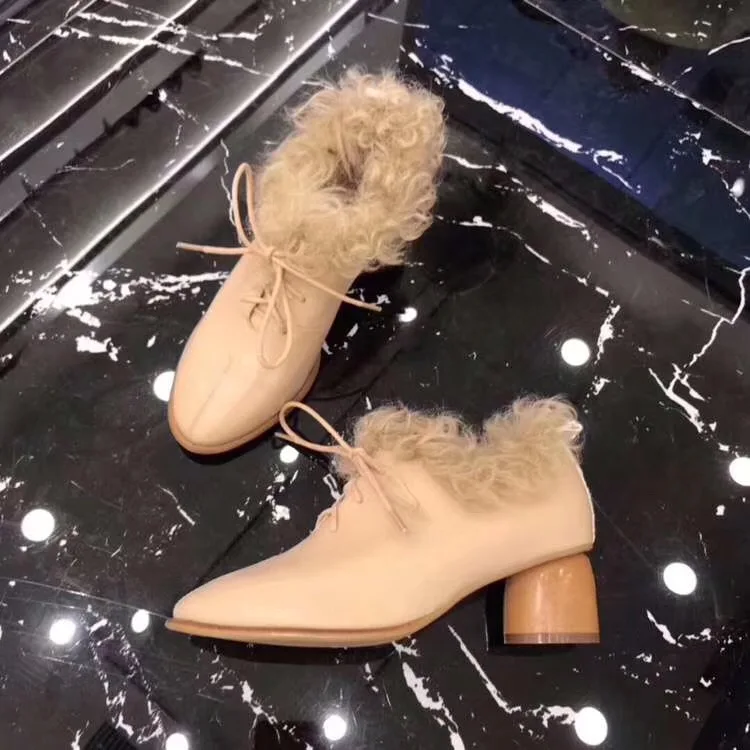 

2019 Autumn new fashion women shoes lace leather carving shoes woman platform high heels ladies shoes