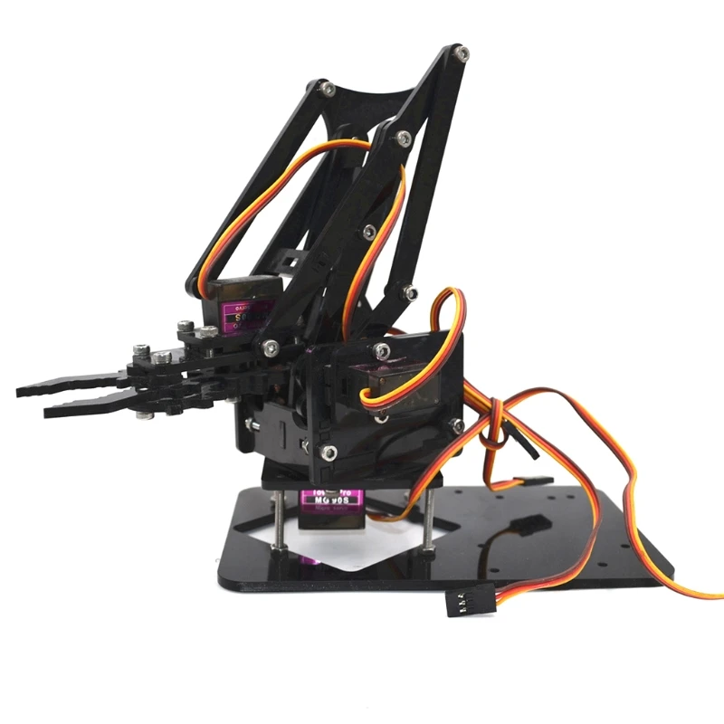 090B акриловый механический робот-рычаг человеческий коготь для arduino обучающий