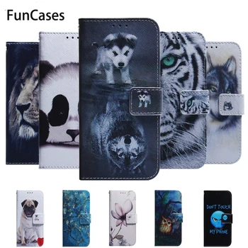 

For Etui Nokia 4.2 Case 5.7'' Wolf Panda Magnetic Flip Wallet Cover Fundas For Nokia 4.2 Nokia4.2 Coque Cell Phone Cases Capinha