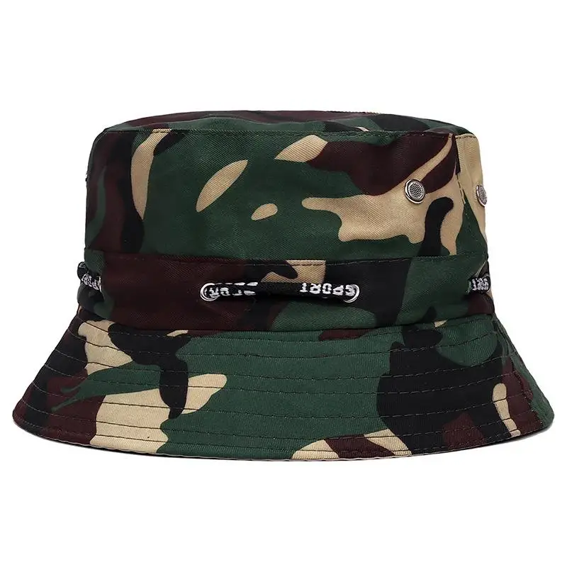 Spring Summer Men Women Bucket Hat Hiking Camping Hunting Jungle War Army Camouflage Cap Fishing Outdoor Tactical Hats bucket hat women bucket hat women hat